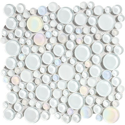 Bubble Glass Random Mosaic Wall Tile