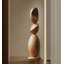 Objets décoratifs en bois de teck moderne et abstrait
