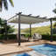 Aluminium Pergola with Retractable Roof-55991122