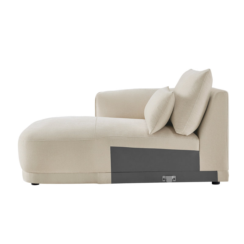 Left Arm Chaise, Linen