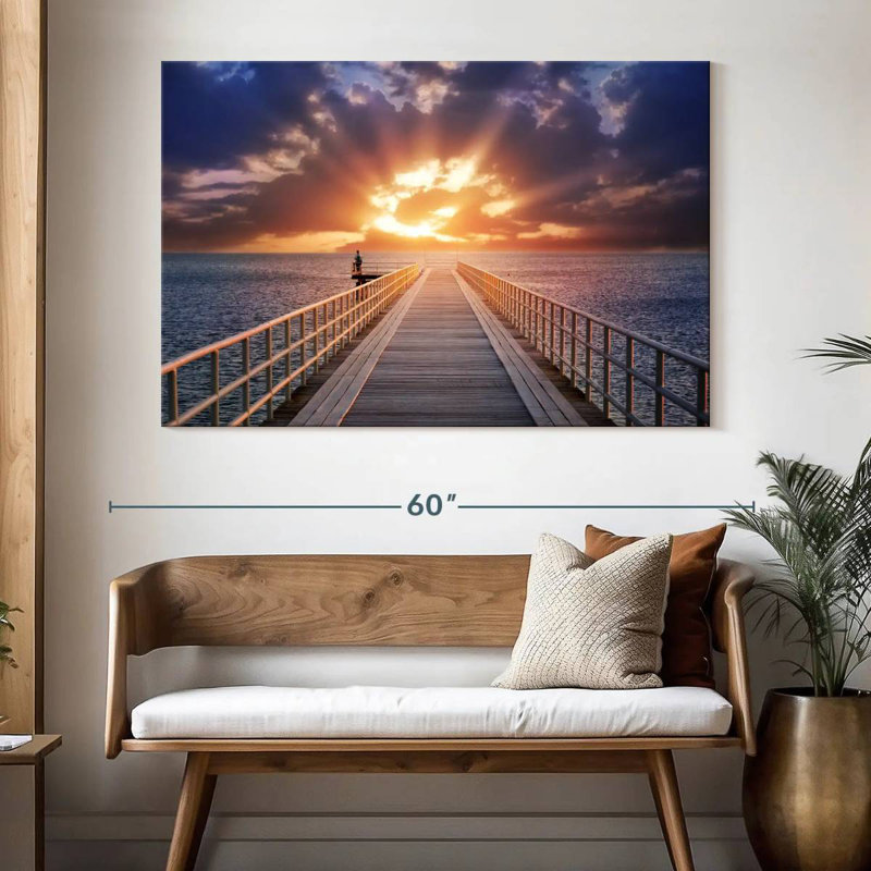 Aletra Dock At Twilight, 34" H x 51" W