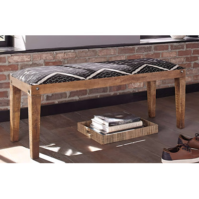 Eure Cotton Upholstered Bench