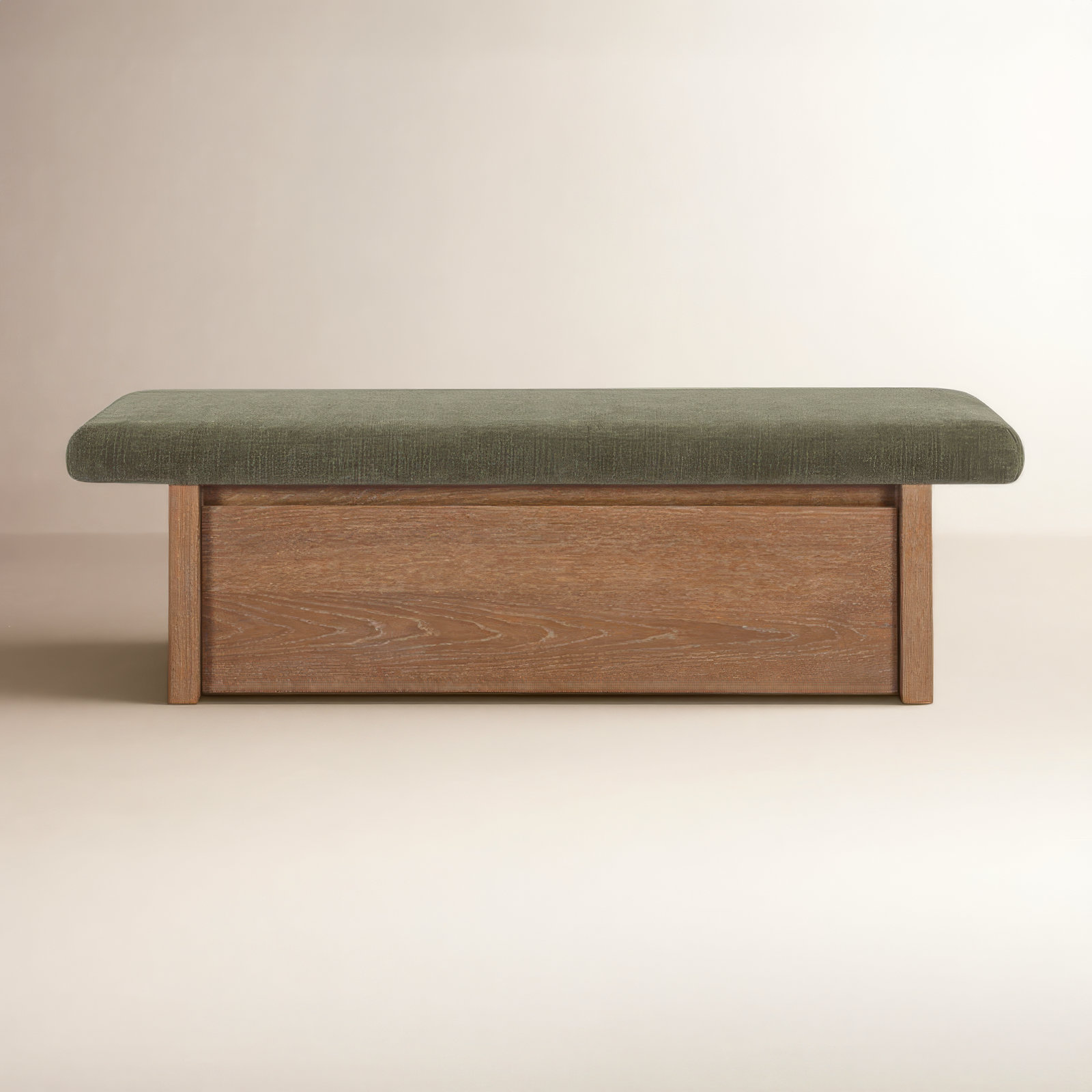 Storage Bench, Dark Green