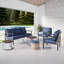 Ensemble de conversation pour 5 personnes avec table basse et repose-pieds-102620318-102620319