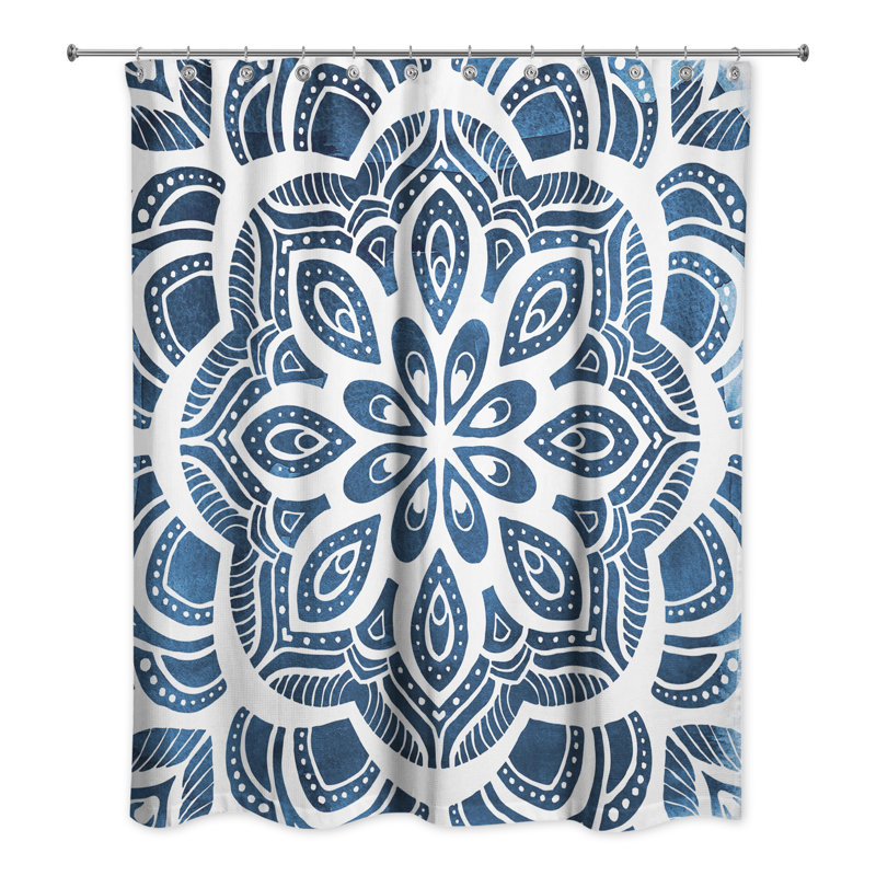 Howery Floral Shower Curtain