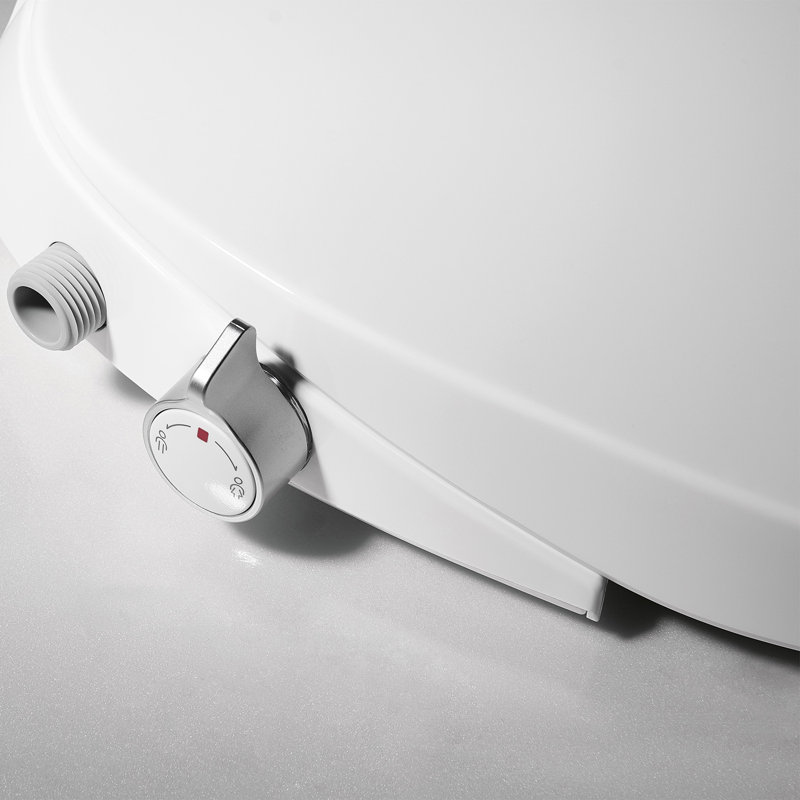 Siège de toilette allongé blanc bidet Taranto