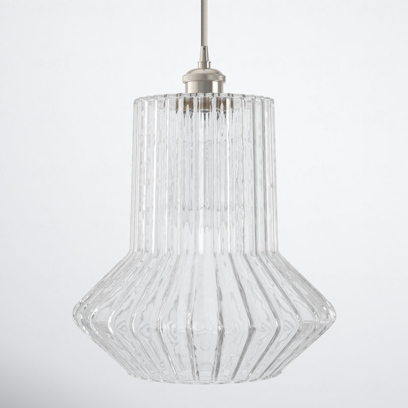 Montrose 1 - Light Single Pendant, Polished Nickel, Incandescent
