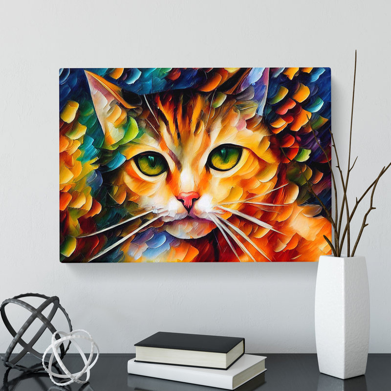 Cat - Wrapped Canvas, 50cm H x 76cm W x 3cm D