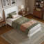 Lit plateforme en bois massif avec pied de lit assorti Ambrey-864761696-864761710
