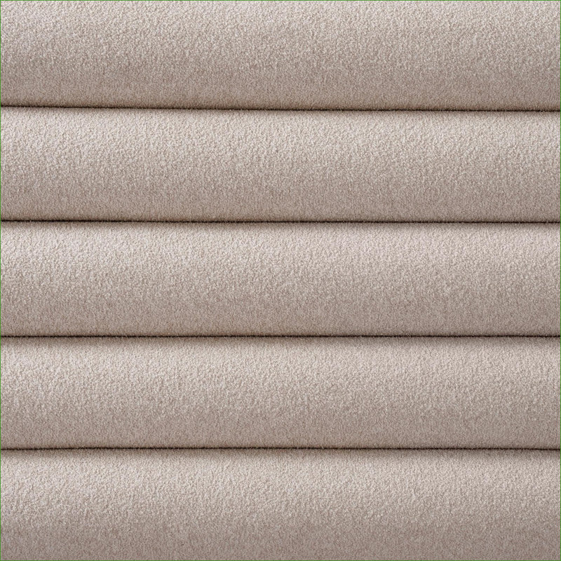 Structure de lit plateforme en bois massif grand format, capacité de 800 lb, aucun sommier nécessaire, tête de lit taupe Boucle pour la chambre à coucher