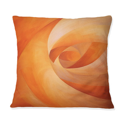 Coussin Tangerine Twist Spiral - Abstract Spirals