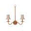 Bell Whitewashed Chandelier Shade-1823978096