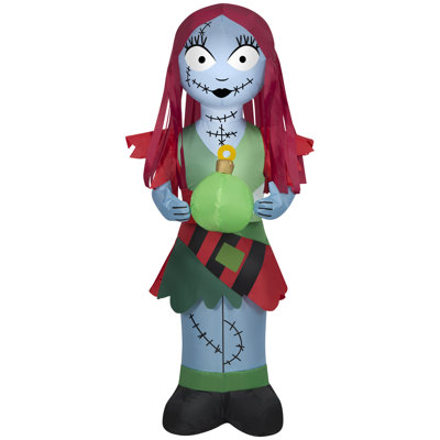 Christmas Inflatable Sally in Holiday Outfit