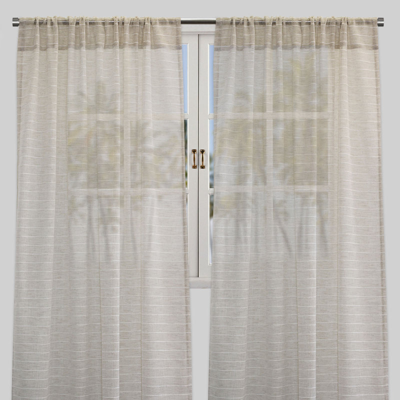 Sherry Sheer Curtain, Natural