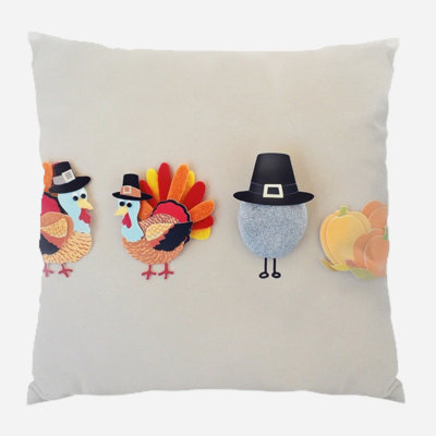Outdoor Reversible Throw Pillow