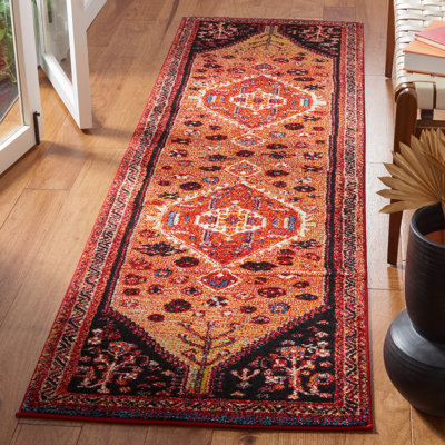 Emens Southwestern Orange / Red Area Rug