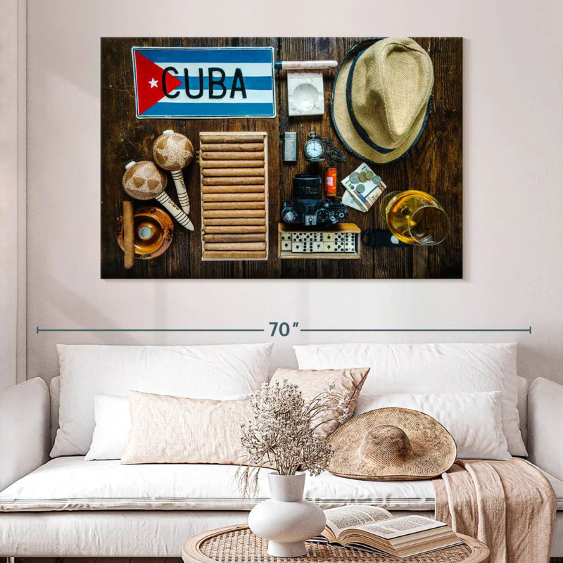 La culture cubaine, H 34 po x l 51 po