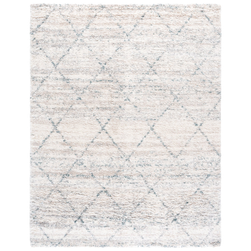 Shaylen Shag 800 Performance Geometric Rug, Rectangle 8' x 10'