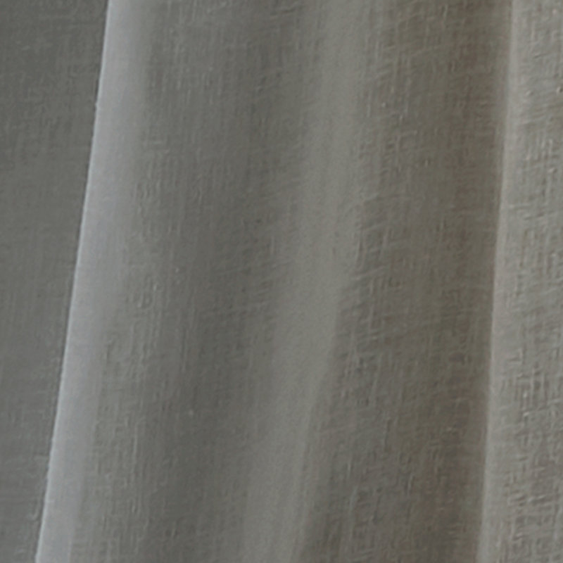 Paradox Sheer Curtain Pair, Silver, 50" W x 84" L