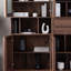Bibliothèque en bois massif pur