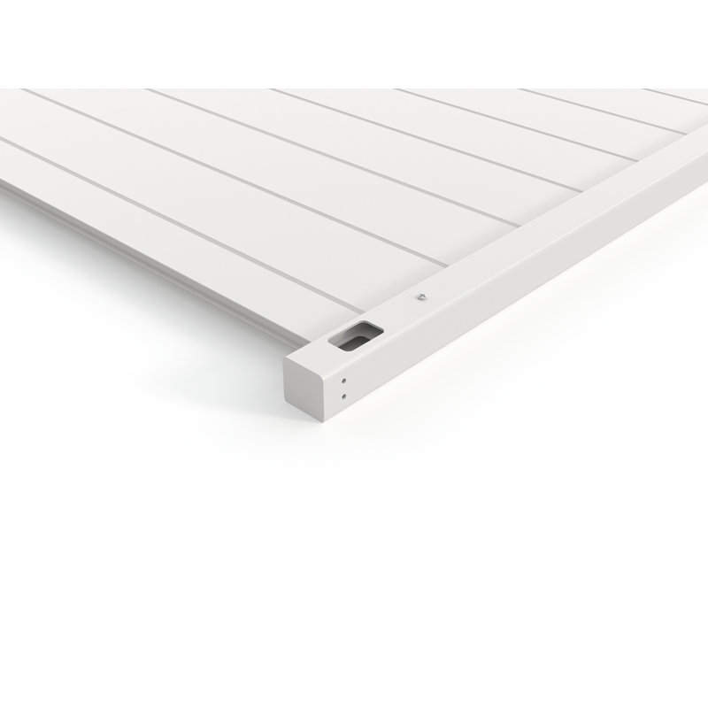 White Vinyl Winter Cover for Liberty Lattice AC Screen