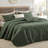 Bedsure 100% Cotton Quilt Set - Lightweight Soft Bed Coverlet, 3-Piece Cozy Stitching Quilt Set with 2 Pillow Shams in Geometric Pattern-124979618-124979621