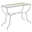 102cm Glass Top Console Table