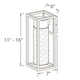 Brixton Single Light Outdoor Aluminum LED Wall Light