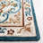 Cliatt Tufted Wool/Cotton Performance Floral Rug in Blue/Ivory-1988885200