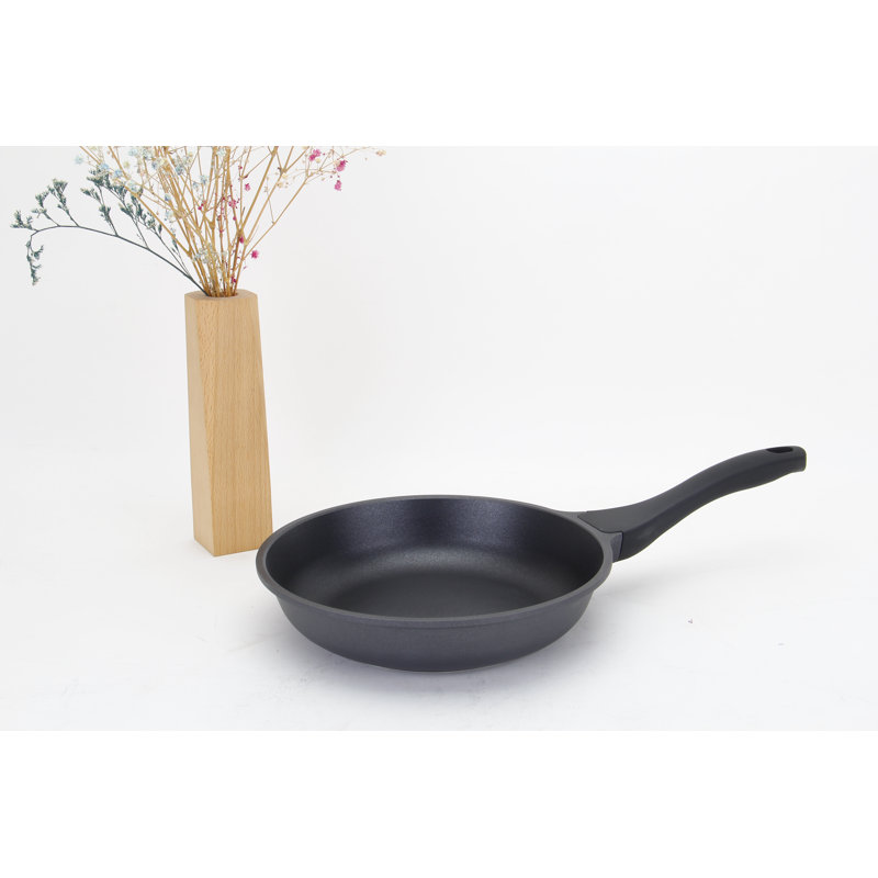 Oelle Aluminum Non-Stick Frying Pan, Black, 28 cm