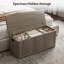 Banc en bois 40,2 po Cesiro, multifonctionnel avec rangement caché Cesiro-625903706-630995639