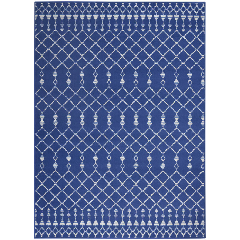 Geometric Indoor Rug, Rectangle 4' x 6'