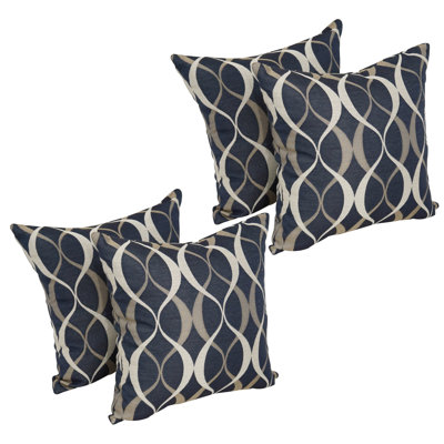 Housse et insert de coussin carré extérieur Premium Premium Jacquard