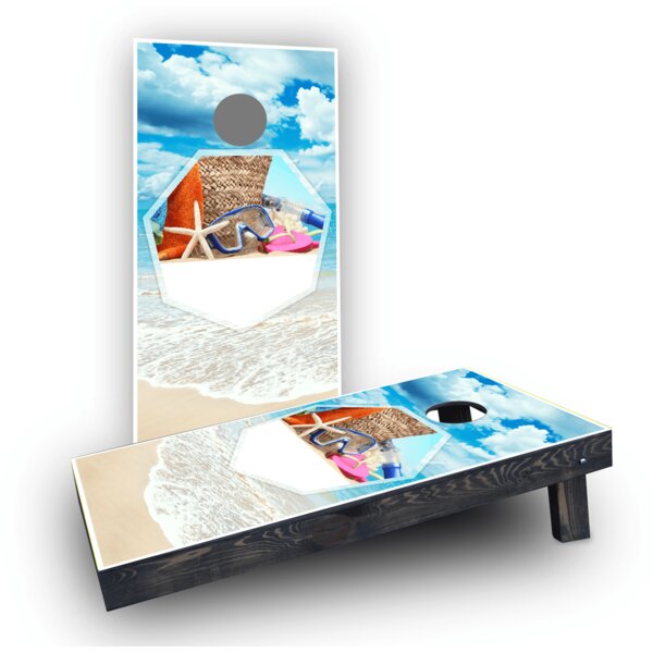 Custom Cornhole Boards Beach Cornhole Game Set | Wayfair