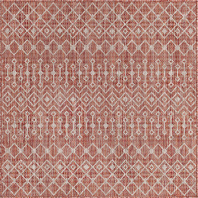 Tapis d'extérieur Preen couleur rouille