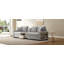 Canapé modulaire rembourré 3 places avec accoudoirs de rangement et console centrale pour salon, canapé modulaire 111,8 po Modern-1376496302-1564896635