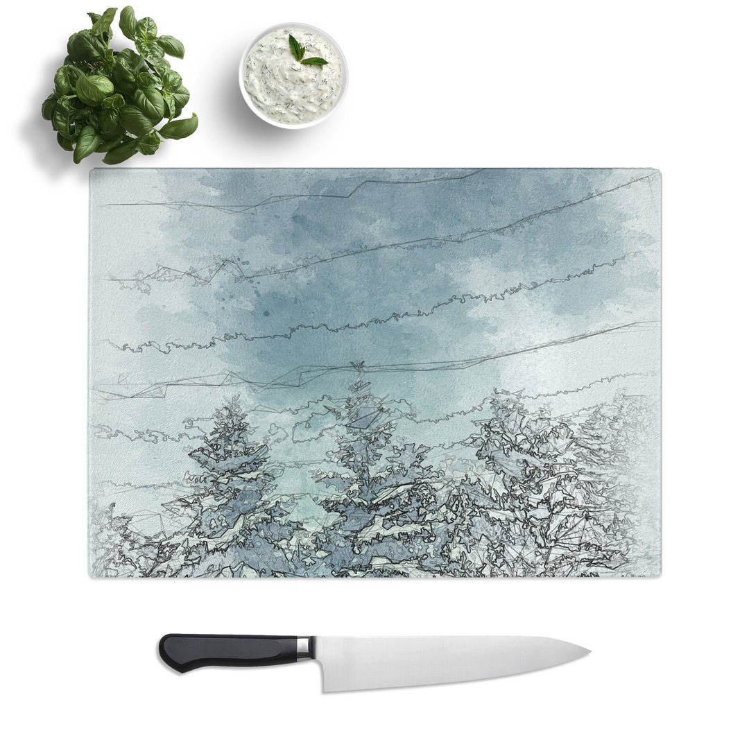 Winter Forest Vol.9 Sketch Chopping Board
