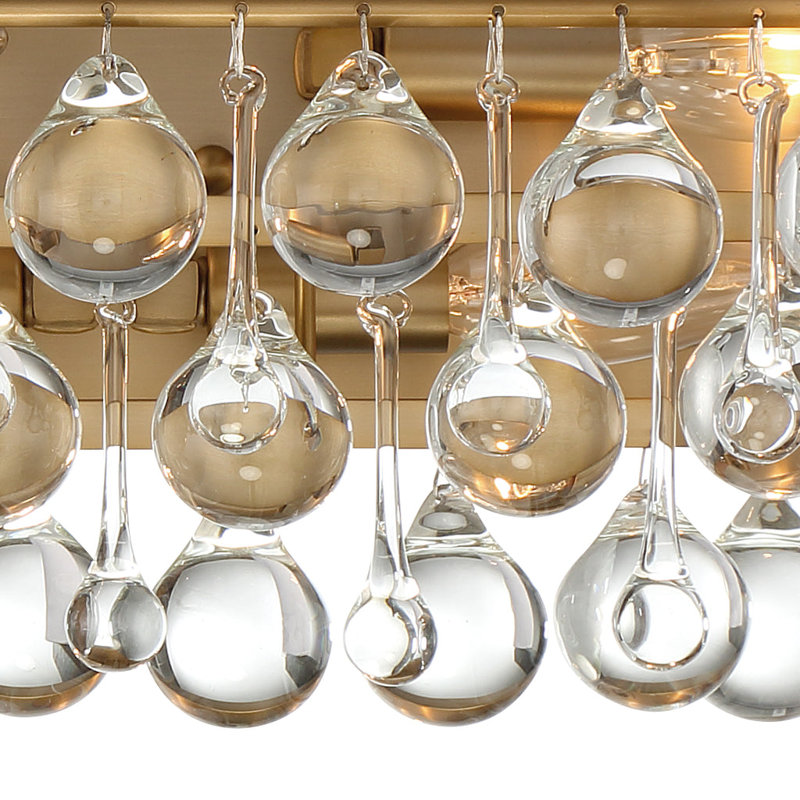 Alto 6-Light Dimmable Vibrant Gold Vanity Light