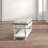 Colchester Chenille Upholstered Bench with Shelves