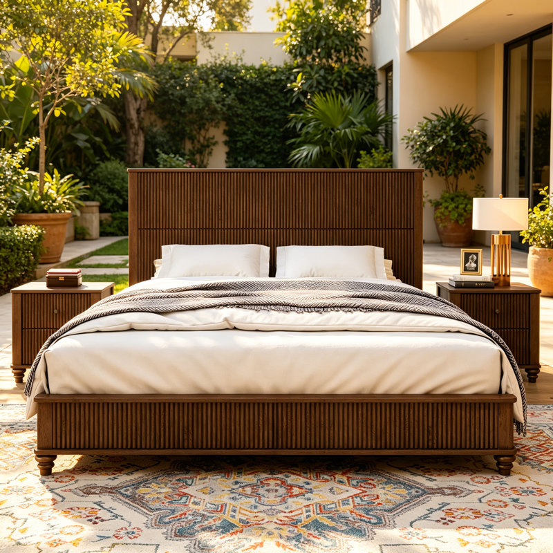 Solid Wood Bed Frame
