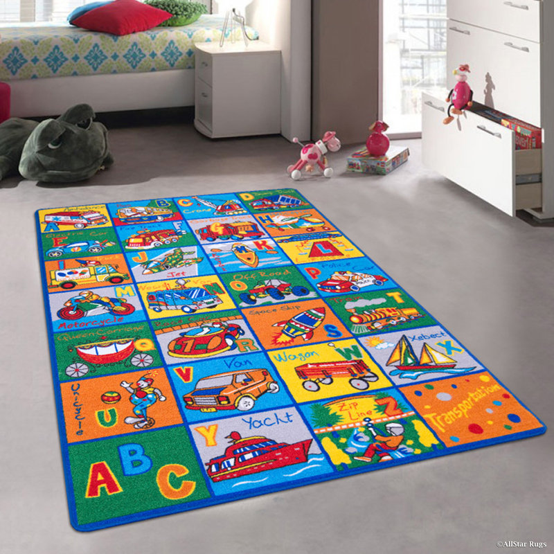 Rectangle Handmade Nylon Rug, Rectangle 7'3" x 10'2"