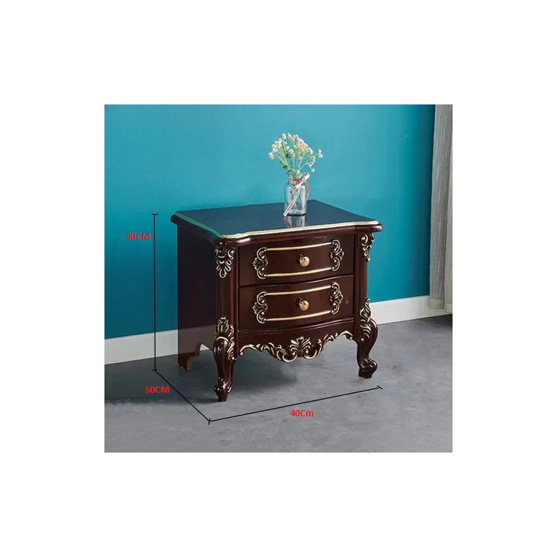 Carnasheeran Side Table European Nightstands Vintage Ordinary Style