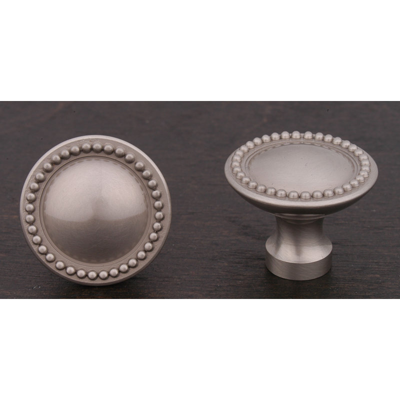 CK Series 1 1/4" Diameter Mushroom Knob, Satin Nickel (Pewter)