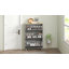 Shoe Cabinet with 3 Flip Drawers for 24 Pairs of Shoes, Grey
