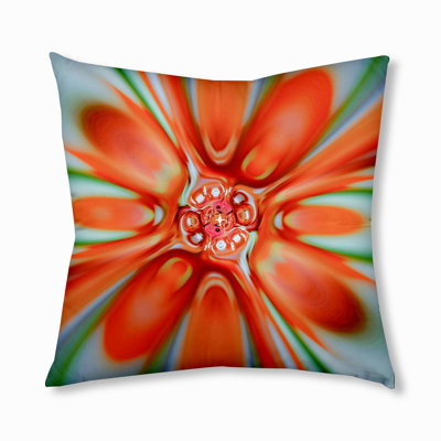 Abstract Reversible Throw Pillow