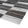 Recycle 1" x 4" Mixed Material Tile in Grey