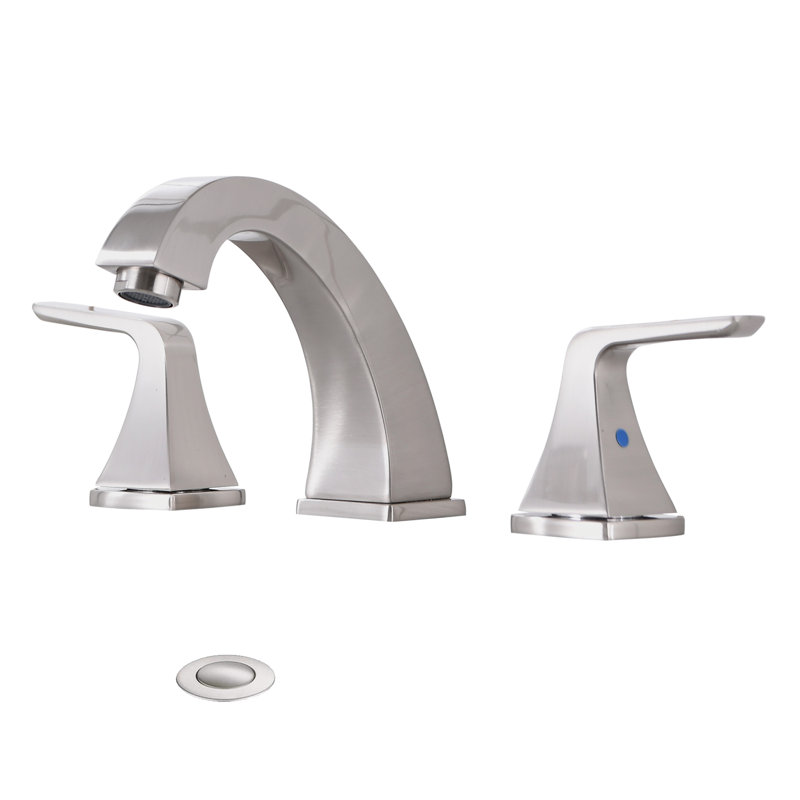 Robinet de salle de bain surdimensionné à 3 trous avec robinets de salle de bain central 8 pouces