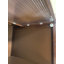 Grande armoire à portes basculantes en métal, avec amplement d'espace de rangement pour la chambre à coucher, le bureau, le salon, le couloir, l'entrée noyer