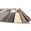 Tapis moderne touffeté à la main rectangulaire à rayures multicolores 5 pi x 8 pi Lynnie