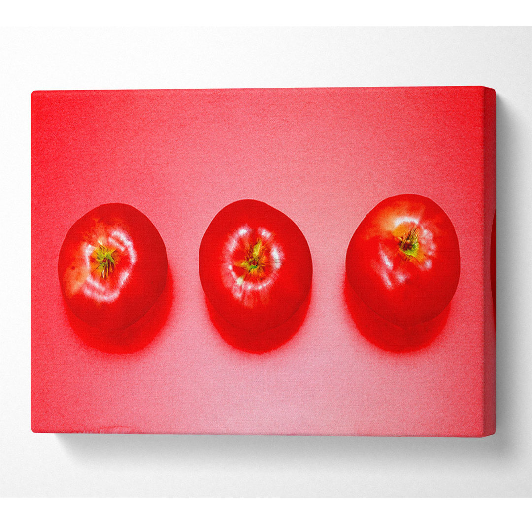 Red Apple Trio - Kunstdrucke auf Leinwand